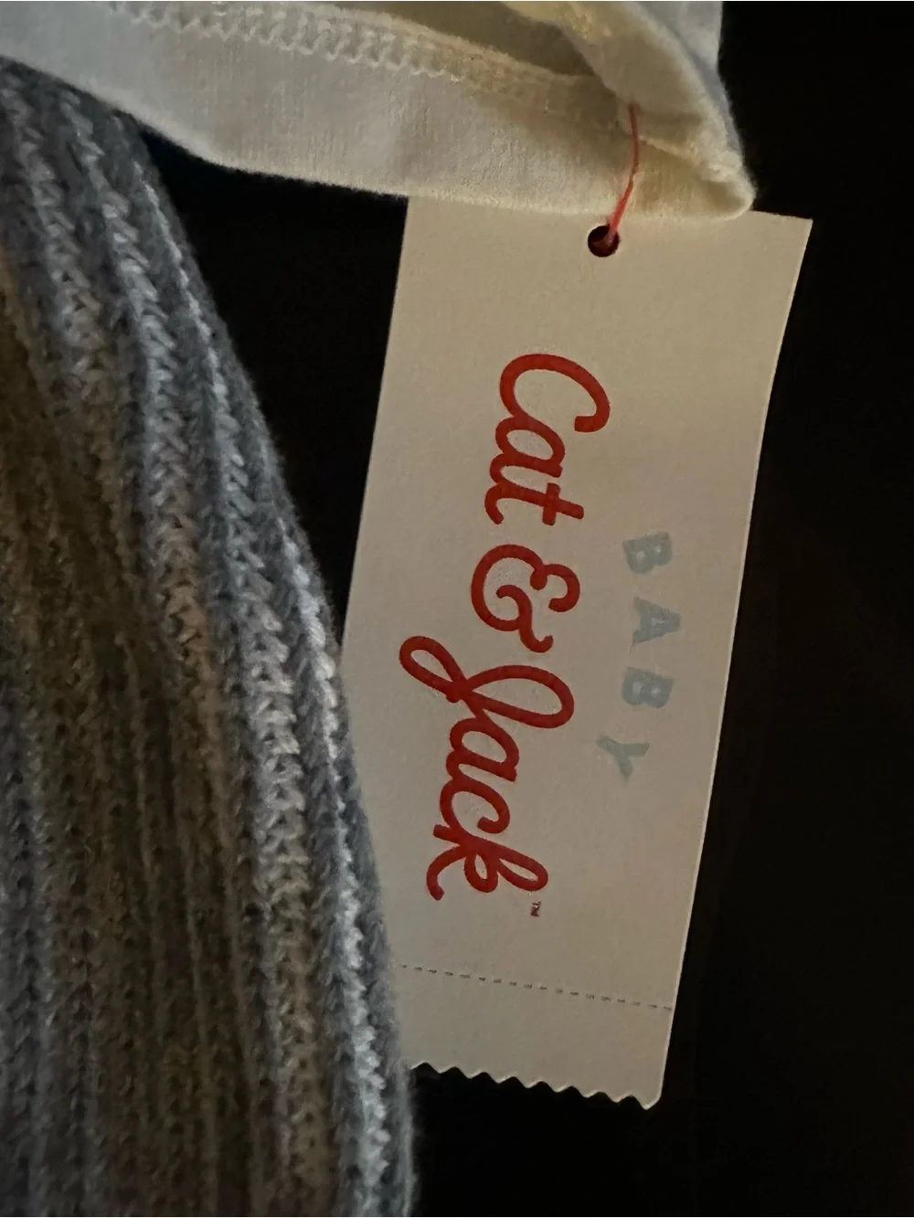 Cat & Jack Henley Top with Gray Knit Suspender Bloomers, NWT, Size 12 Months